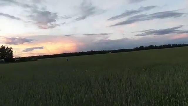 Самолёт-планер на закате дня👍 смотреть онлайн