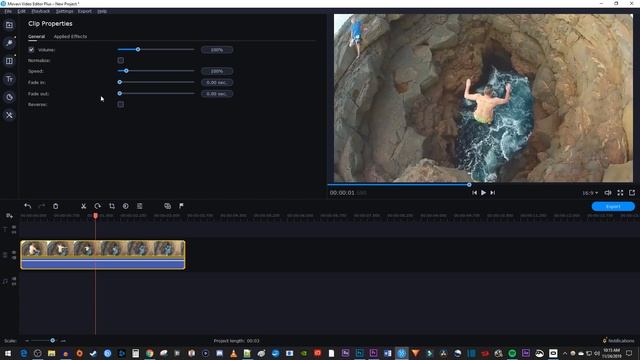 How To Reverse Clip | Movavi Video Editor 2020