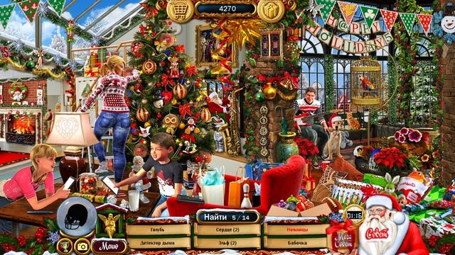 САНТА ПОД ЕЛКОЙ◀▐ Christmas Wonderland 12 (4К) #2▐ смотреть онлайн