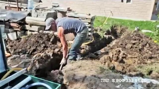 Монтаж автономной канализации Юнилос Астра смотреть онлайн