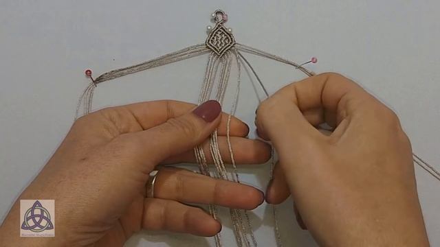 Macrame Tutorial | 'Rose' Macrame Bracelet DIY смотреть онлайн