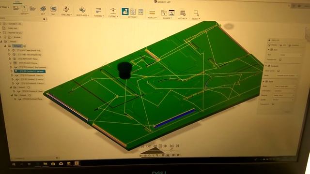 Шлифовальный станок. Часть 3 - Имитация реза во Fusion 360. смотреть онлайн