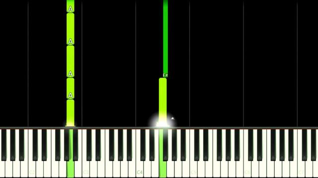 MONARCH LEGACY OF MONSTERS THEME - EASY Piano Tutorial смотреть онлайн