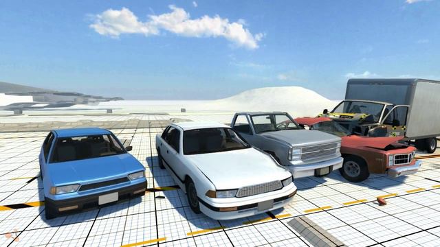 BeamNG DRIVE Alpha - Crash Tests #17 смотреть онлайн