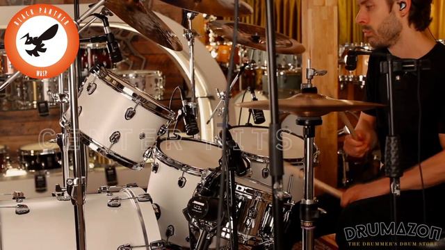 Mapex Black Panther Wasp 10 x 5.5 Steel Snare Drum, Drumazon Tuning Morph Video смотреть онлайн
