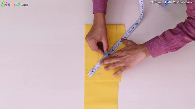 Lining Kurti/Suit cutting easy method | Shaheen Tailors смотреть онлайн