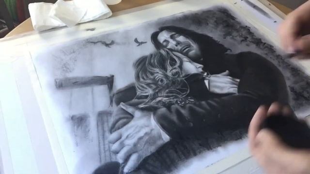 Snape and Lilly. Quick Charcoal and Acetone Tutorial. смотреть онлайн