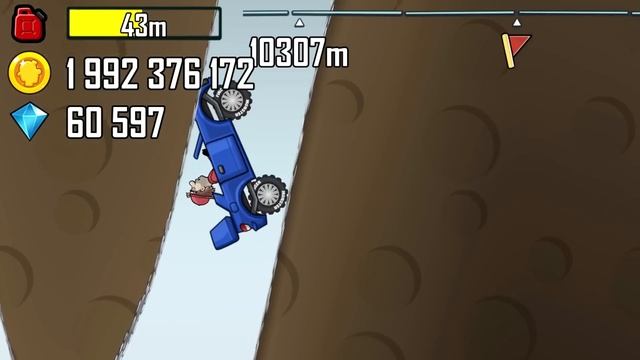 Hill Climb Racing - CAVE 49000m on Rally Car GamePlay смотреть онлайн