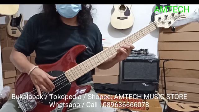 Bass Elektrik Musicman Ernieball Stingray 5 string custom _ AMTECH MUSIC STORE & SERVICE _ смотреть онлайн