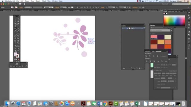 Working with the Pencil Tool to Plan a Pattern Design смотреть онлайн
