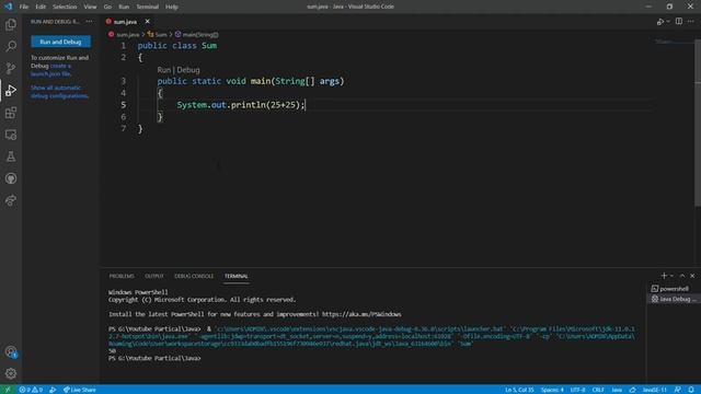 Sum of two numbers in java | जावा में दो संख्याओं का योग | જાવામાં બે સંખ્યાઓનો સરવાળો смотреть онлайн