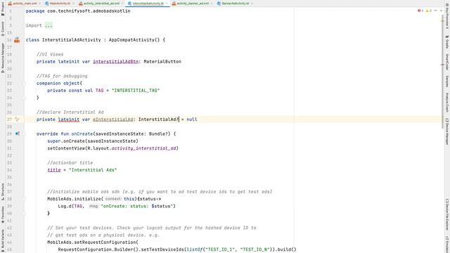 AdMob Ads | 03 Interstitial Ads | Android Studio | Kotlin смотреть онлайн