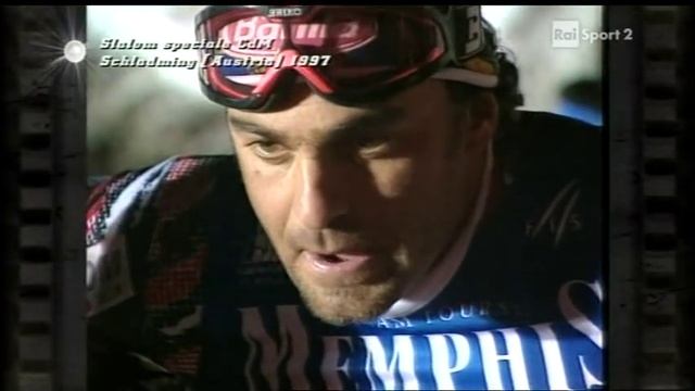 Special slalom FIS Schladming Austria 1997 a duell between Tomba and Stangassinger Part 2 of 2 смотреть онлайн