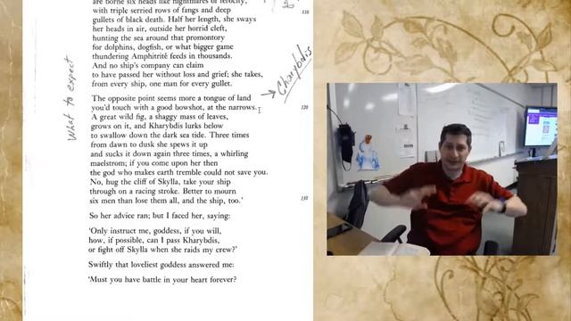 Odyssey - Book XII - Lines 1-345 - Scylla and Charybdis