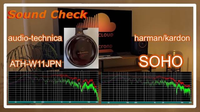 audio-technica ATH-W11JPN vs harman/kardon SOHO [Headphones Sound Comparison ヘッドホン音比較] смотреть онлайн