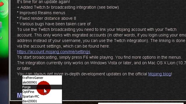 Minecraft 1.7.2/1.7.4-Como instalar Forge para Minecraft no premium/pirata- смотреть онлайн