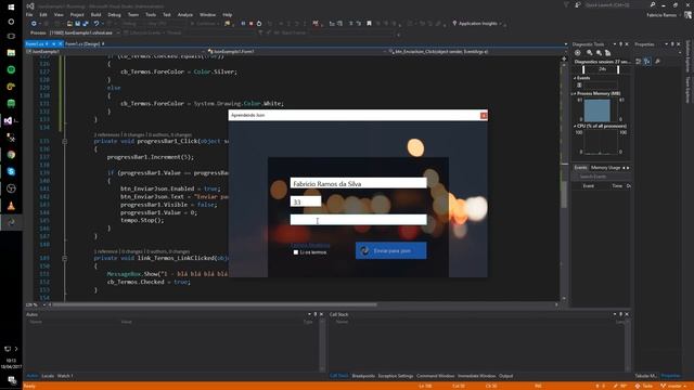 Estudando C# - Painel semi-transparente; Regex; Instanciar classe; Serialização; JSON. смотреть онлайн
