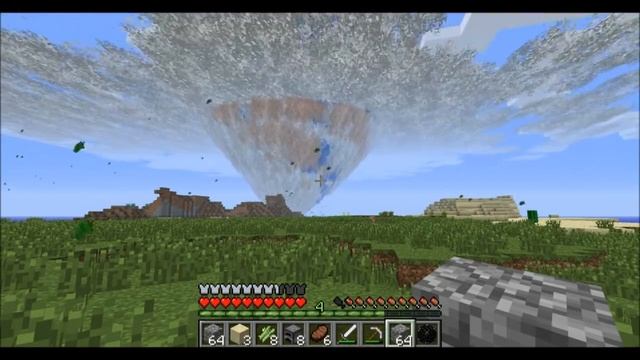 Minecraft Tornado Mod Survival Part 22: Wide Load Tornado