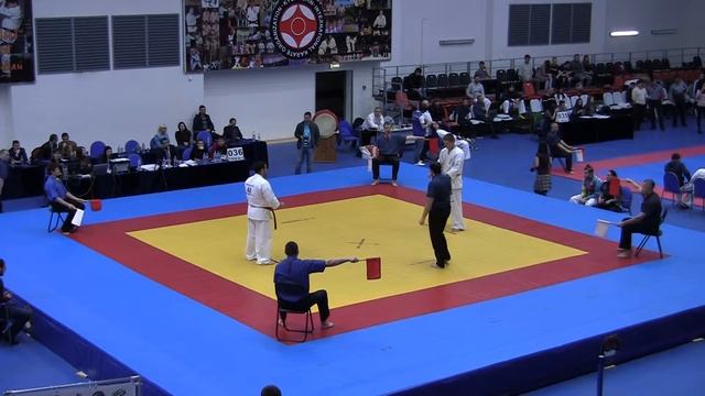Оганов Александр 40 - Аксёненко Иван 42 Чемпионат Москвы 2016 по Киокушинкай каратэ смотреть онлайн