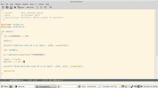 C Programming Part 31 Pointers Part 3 Limits, Heap, Stack, Arary, sizeof, Pointer Arithmetic смотреть онлайн