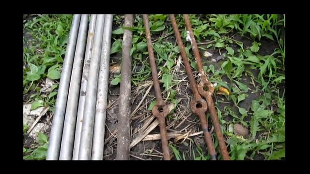 Огурец сажать будим.......? .Каркас для огурцов,разборные шпалеры. смотреть онлайн