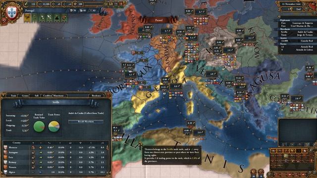 1. Europa Universalis 4 - Торговые зоны и пути