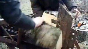 Гидравлический дровокол до трактора