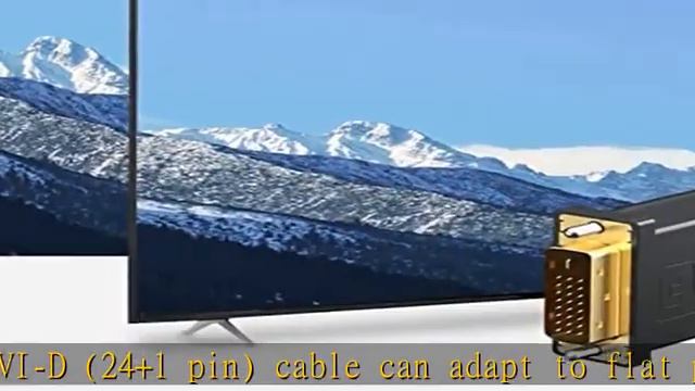 DVI to DVI Cable 6 Feet, UVOOI DVI to DIV-D 24+1 Dual Link Cable Male to Male Cord Support Video fo смотреть онлайн