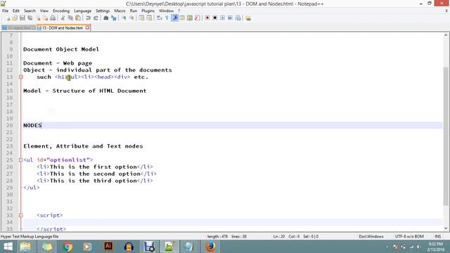 13 Javascript Tutorial in Filipino Part 13 DOM and NODES смотреть онлайн