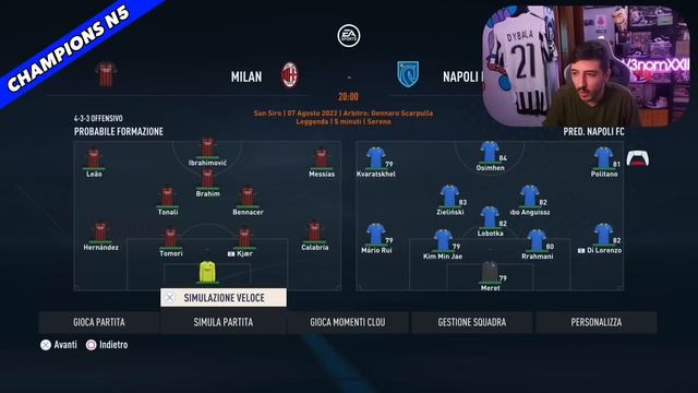 HO SIMULATO 10 VOLTE la CHAMPIONS del NAPOLI! смотреть онлайн