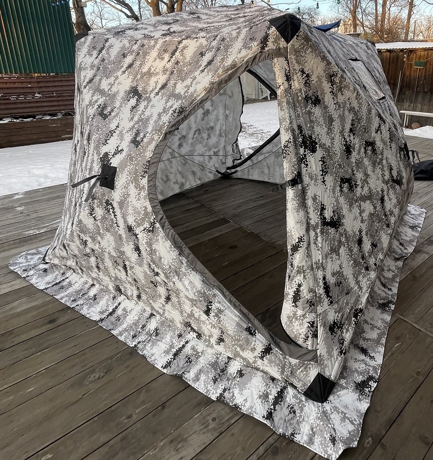 магазин RemixVL: Видео обзор Палатка зимняя + рукав под трубу куб DT-2032 утепленная 250x250xh220см смотреть онлайн