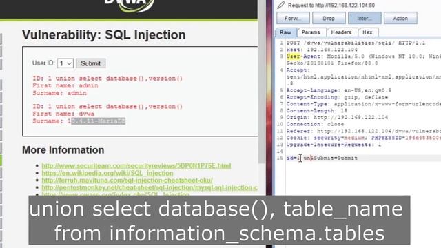 DVWA - SQL Injection Solution | Medium & High Security смотреть онлайн