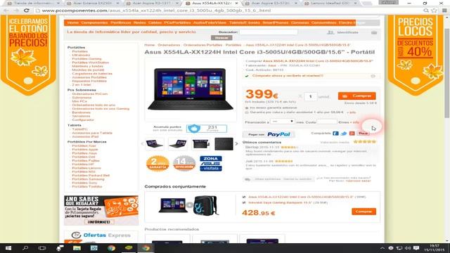 MEJORES PORTATILES DE GAMA MEDIA!! NOVIEMBRE 2015 смотреть онлайн