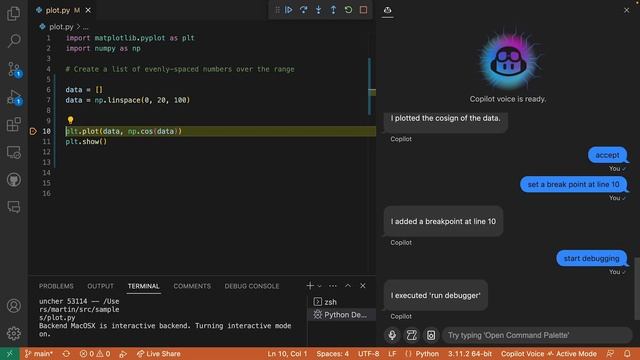 Using Voice to Code with GitHub Copilot смотреть онлайн