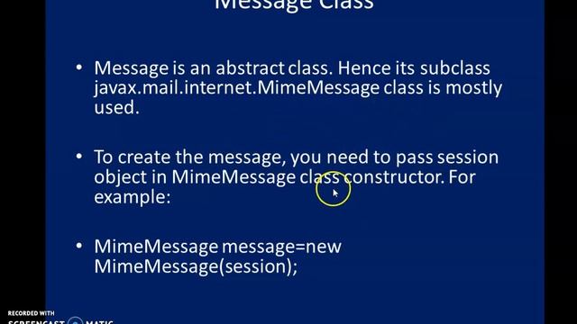 JAVAMAIL API смотреть онлайн