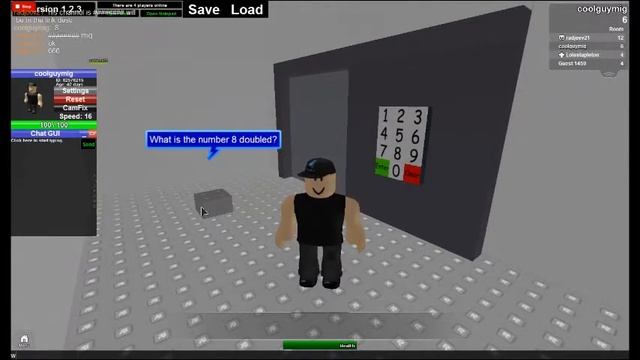 ROBLOX Code Door Puzzle 2 (part 1) смотреть онлайн