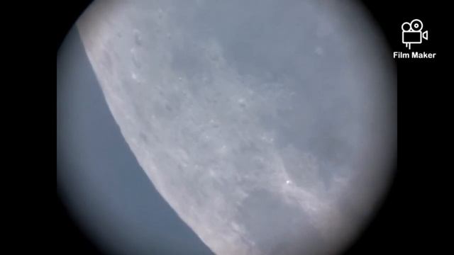 The Moon through my Telescope (with Smartphone Adapter) смотреть онлайн