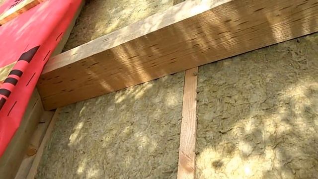 Обрешетка и контробрешетка , подшива , утепление , металлочерепица , водосточка. смотреть онлайн