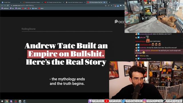HasanAbi React to Andrew Tate Updated Situation | Full Raw Video | HasanAbi Network смотреть онлайн