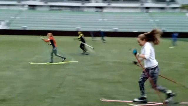 Тренировки лыжников без снега в сочи смотреть онлайн