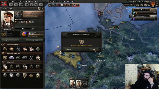 hearts of iron 4 (modded) road to 56 germany (Part 5) смотреть онлайн