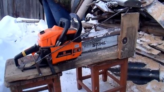 распил дров бензопилой смотреть онлайн