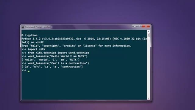 Tokenizing Words Sentences with Python NLTK смотреть онлайн