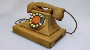 Деревянный телефон своими руками
