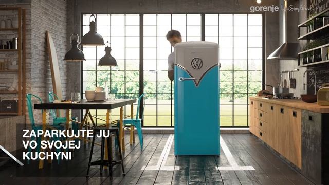 Gorenje Retro chladnička VW Bulli - Zaparkujte ju vo svojej kuchyni смотреть онлайн