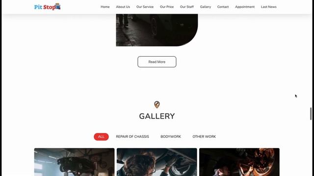 Pit Stop - Car Repair Landing page WordPress Theme. Elementor builder. Template смотреть онлайн