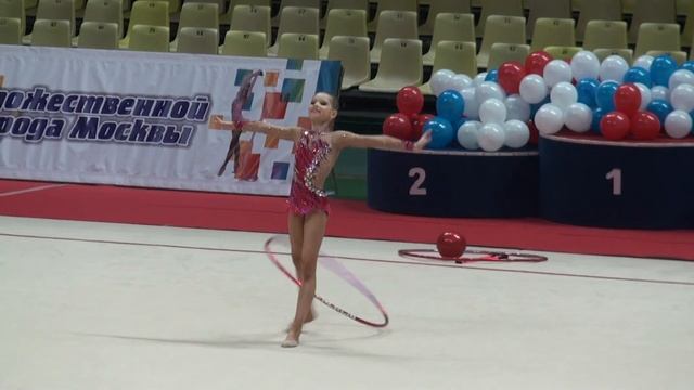 Агафонова Ника, 2004, обруч, Первенство Москвы, май, 2015. смотреть онлайн