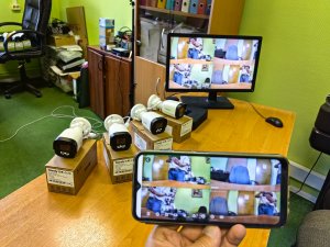 Обзор комплекта видеонаблюдения Tiandy на 4 цилиндрические камеры 4Мп со звуком