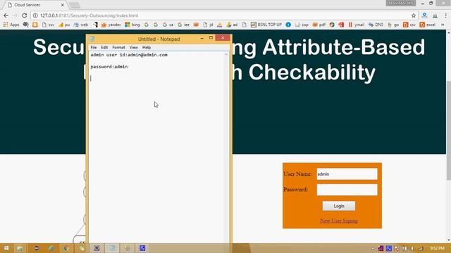 Securely Outsorcing Attribute Based Encryption with Checkability in Java смотреть онлайн