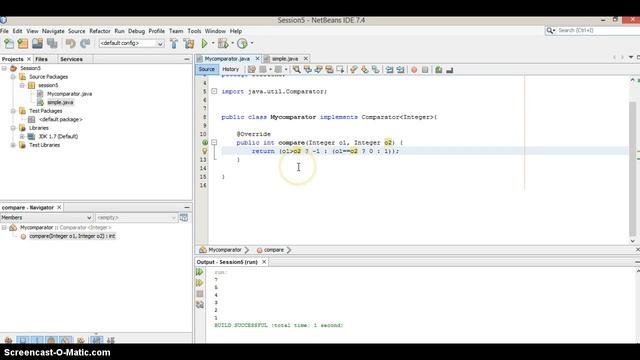 Comparator Interface in Java-Part 2 смотреть онлайн